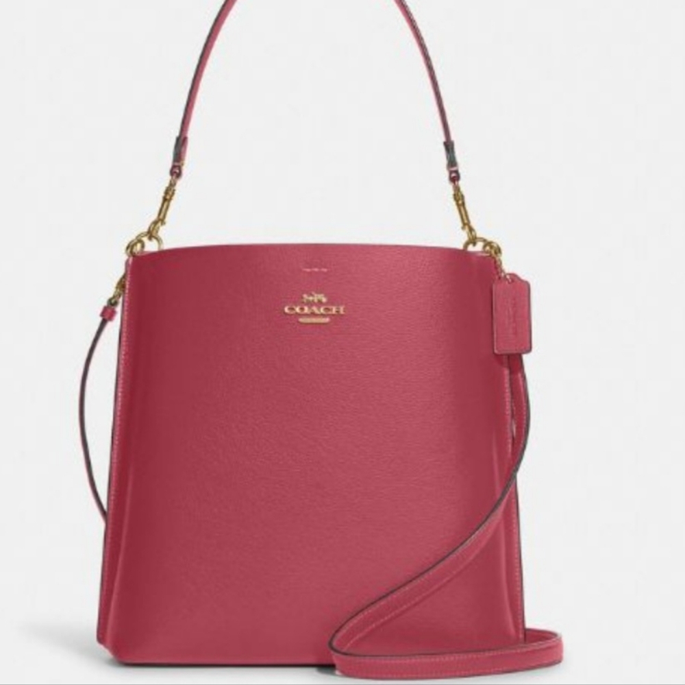 Coach Mollie Bucket Bag Red